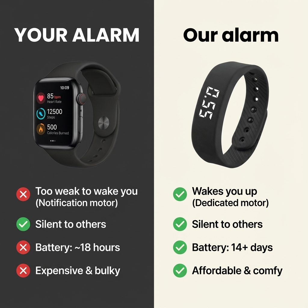 Silent Vibrating Alarm